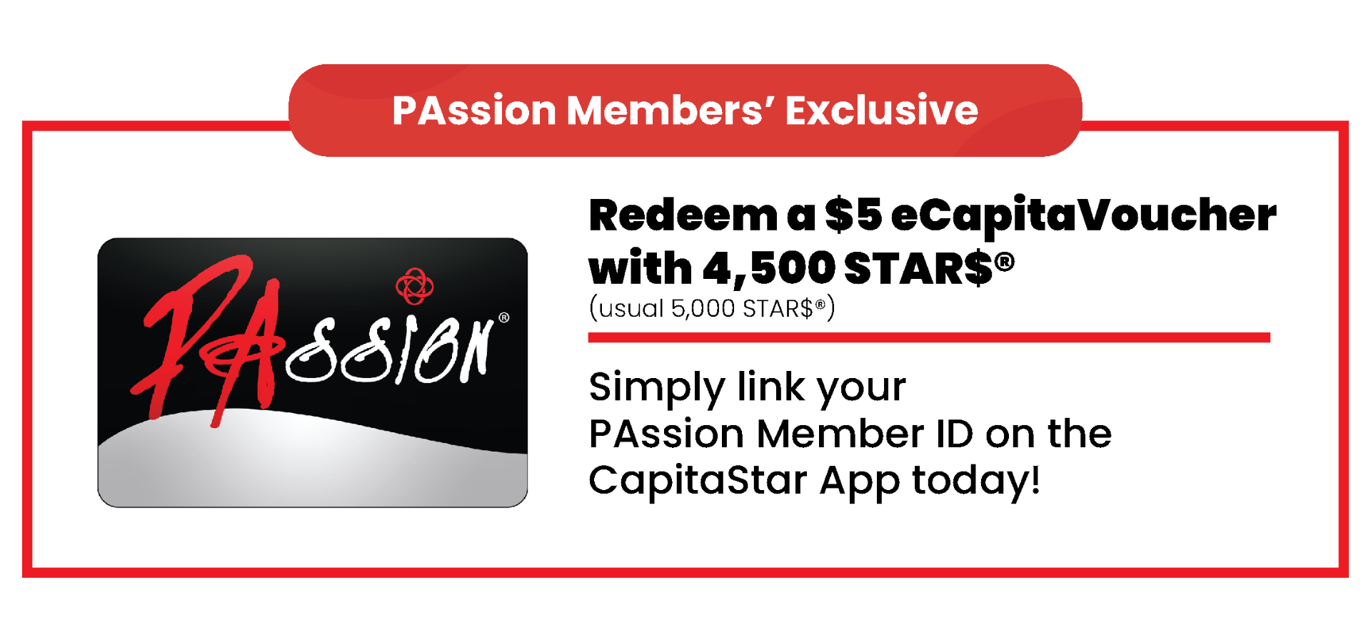 PASSION x CAPITASTAR EXCLUSIVE PROMOTION