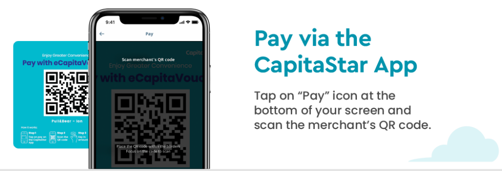 Pay with STAR$ with the CapitaStar App