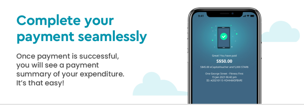 Pay with STAR$ with the CapitaStar App